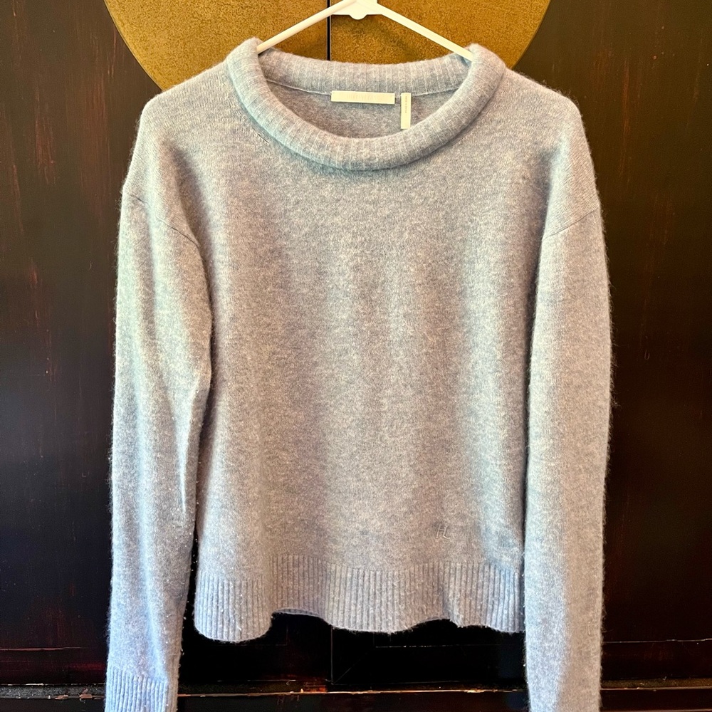 Helmut Lang wool blend blue Sweater